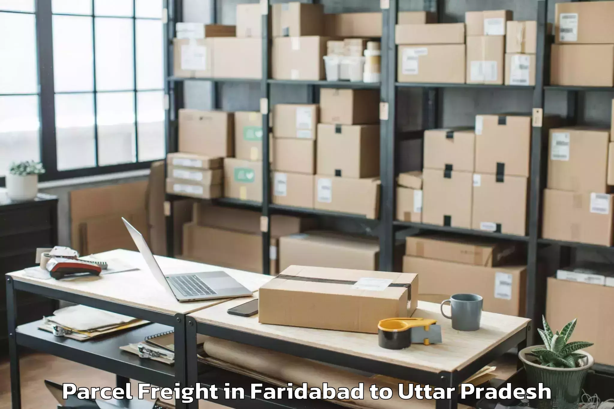 Book Your Faridabad to Machhali Shahar Parcel Freight Today